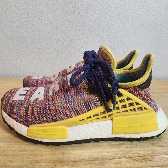 Adidas Pharrell Williams Hu NMD Shoes Mens Size 6 Body Earth Multicolor Boost main image 9